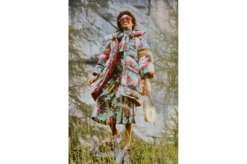 럭셔리와 아웃도어의 만남, 구찌 x 노스페이서 컬렉션 룩북 공개, 노페 패딩, 재킷, 봄버, 구찌 스니커, 지속가능한 패션, 재활용 소재, 에코닐