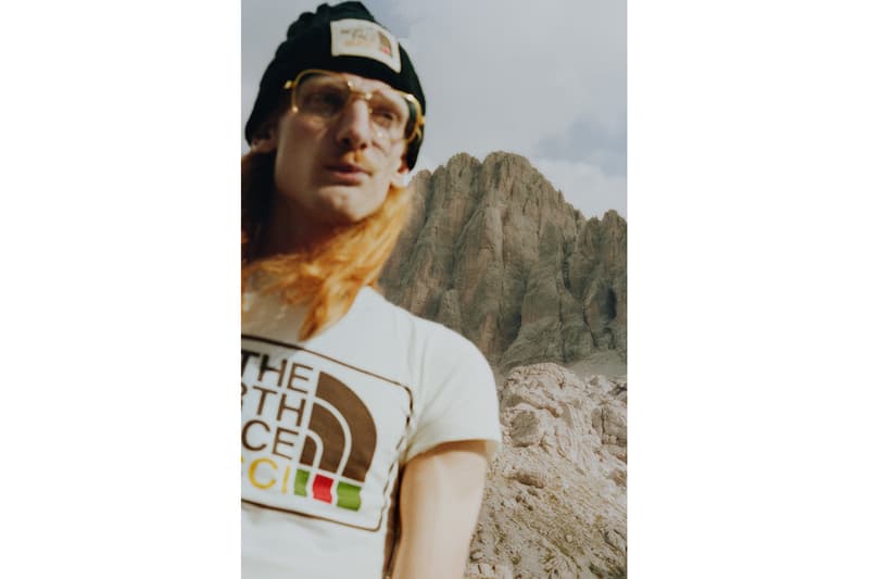 럭셔리와 아웃도어의 만남, 구찌 x 노스페이서 컬렉션 룩북 공개, 노페 패딩, 재킷, 봄버, 구찌 스니커, 지속가능한 패션, 재활용 소재, 에코닐