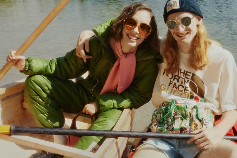 럭셔리와 아웃도어의 만남, 구찌 x 노스페이서 컬렉션 룩북 공개, 노페 패딩, 재킷, 봄버, 구찌 스니커, 지속가능한 패션, 재활용 소재, 에코닐