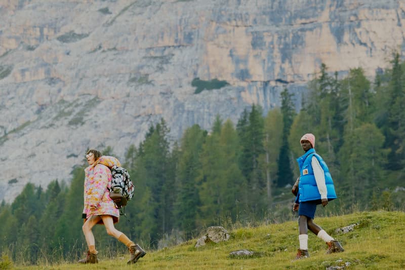 럭셔리와 아웃도어의 만남, 구찌 x 노스페이서 컬렉션 룩북 공개, 노페 패딩, 재킷, 봄버, 구찌 스니커, 지속가능한 패션, 재활용 소재, 에코닐