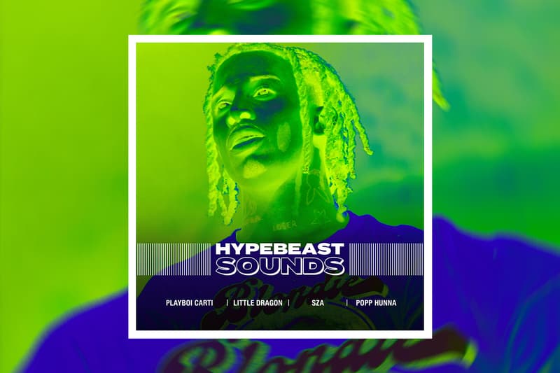 HYPEBEAST SOUNDS: 플레이보이 카르티, 릴 더크, 팝 허나, J.I. 더 프린스 오브 뉴욕, 셰프 지, 리틀 드래곤, 시저, 디비전, 토비 로우, 더 보이즈, 키드 커디, 킹 본, 릴 우지 버트, 에이 부기 윗 다 후디. 모세스 섬니