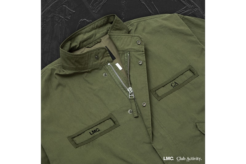 클럽액티비티 x LMC, 협업 크롭 M-65 재킷 출시, CA, 레이어, 밀리터리, 군복