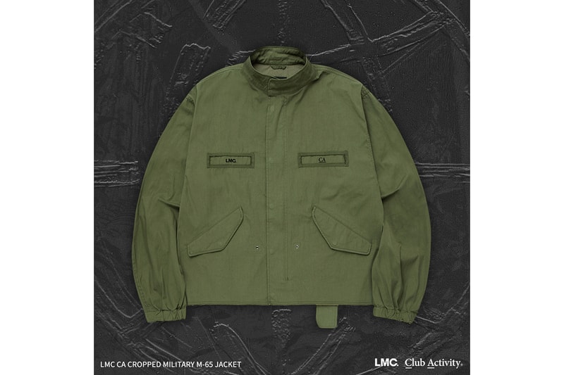 클럽액티비티 x LMC, 협업 크롭 M-65 재킷 출시, CA, 레이어, 밀리터리, 군복