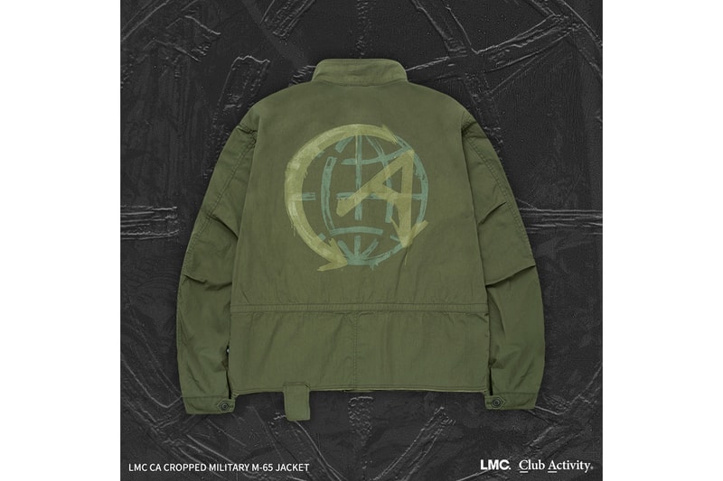 클럽액티비티 x LMC, 협업 크롭 M-65 재킷 출시, CA, 레이어, 밀리터리, 군복