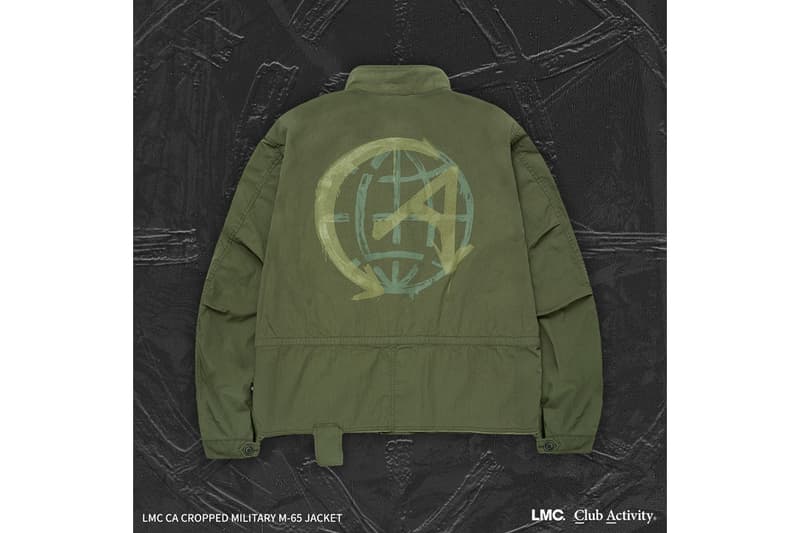 클럽액티비티 x LMC, 협업 크롭 M-65 재킷 출시, CA, 레이어, 밀리터리, 군복