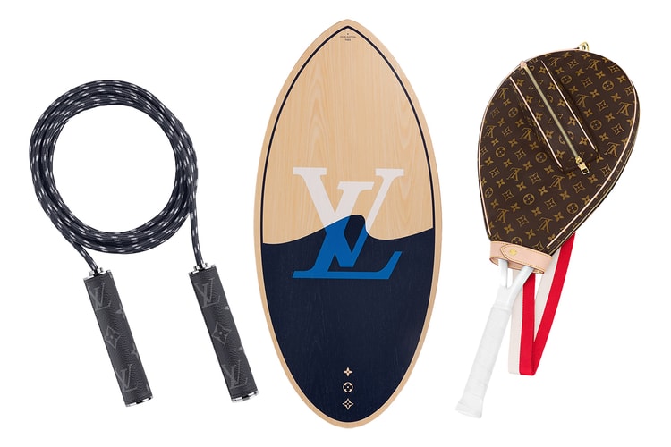 테니스 라켓부터 보온병까지, 루이 비통 'LV' 모노그램을 뒤덮은 라이프스타일 용품 출시