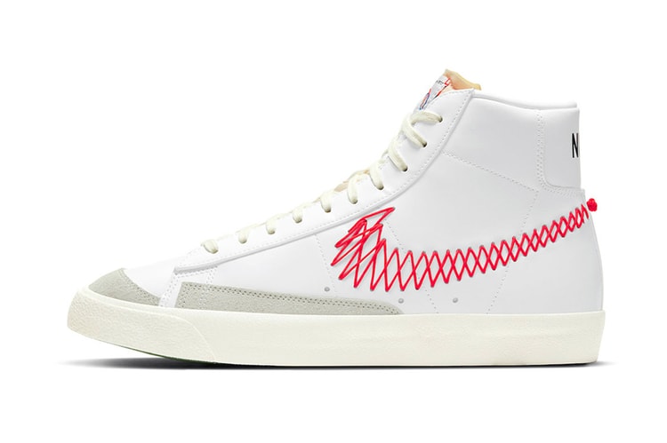 지그재그로 표현된 스우시, 나이키 블레이저 미드 '77 빈티지 사진 공개