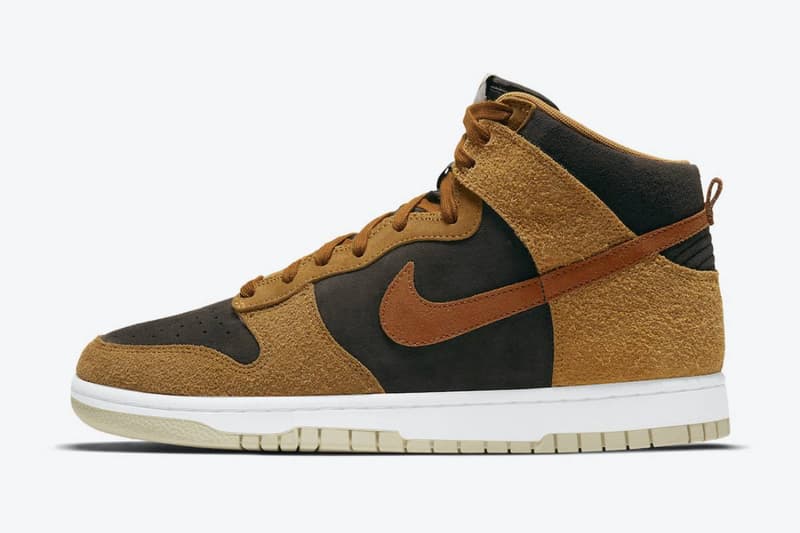 업데이트: 나이키 덩크 하이 ‘다크 러셋’ 공식 발매일 정보, SNKRS, 스웨이드 가죽, 스우시