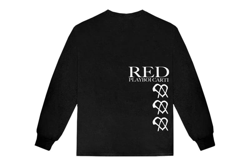 플레이보이 카르티, 앨범 'WHOLE LOTTA RED' 머천다이즈 출시, 사타니즘, 육망성, 레더 데빌, 사탄주의, 카티