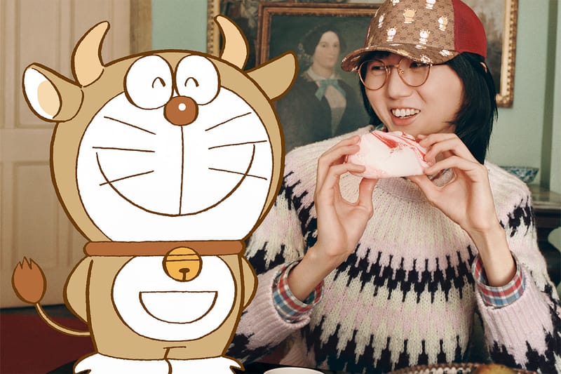뿔 달린 도라에몽, ‘소의 해’ 기념하는 구찌 x 도라에몽 캡슐 출시