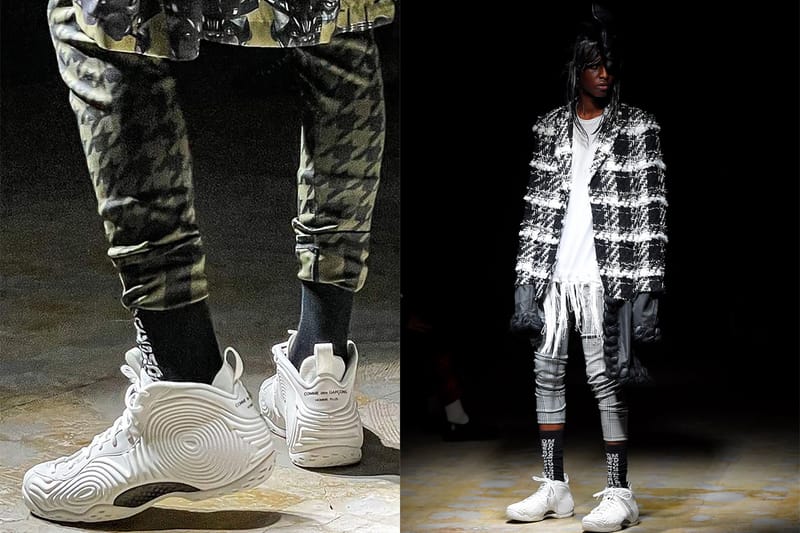 협업 나이키 에어 폼포짓 원 포함, 꼼 데 가르송 옴므 플러스 2021 FW 컬렉션