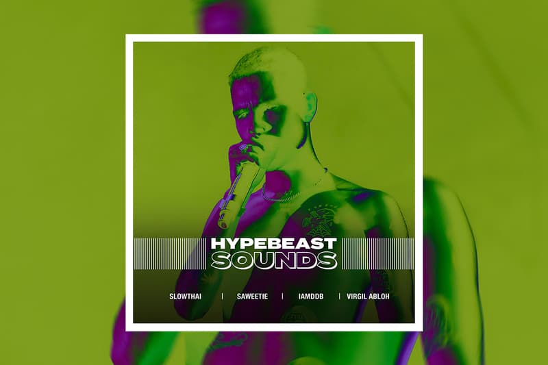 HYPEBEAST SOUNDS: 슬로우타이, 스위티, 리즌, 아이엠디디비, 위 아 킹, 타일러 야웨, 키!, 버질 아블로, 랭페라트리스, 맥 에이어스, 에이셉 라키, 도자 캣, MF 둠, MF Doom, 데이비드 보위, 조이 배대스, 웨스트사이드 부기, 덴젤 커리, 잭 할로우