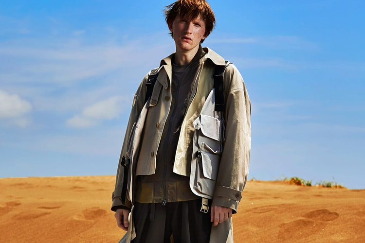 공기 순환 팬 장착된 재킷 포함, 민스와일 2021 SS 컬렉션 룩북