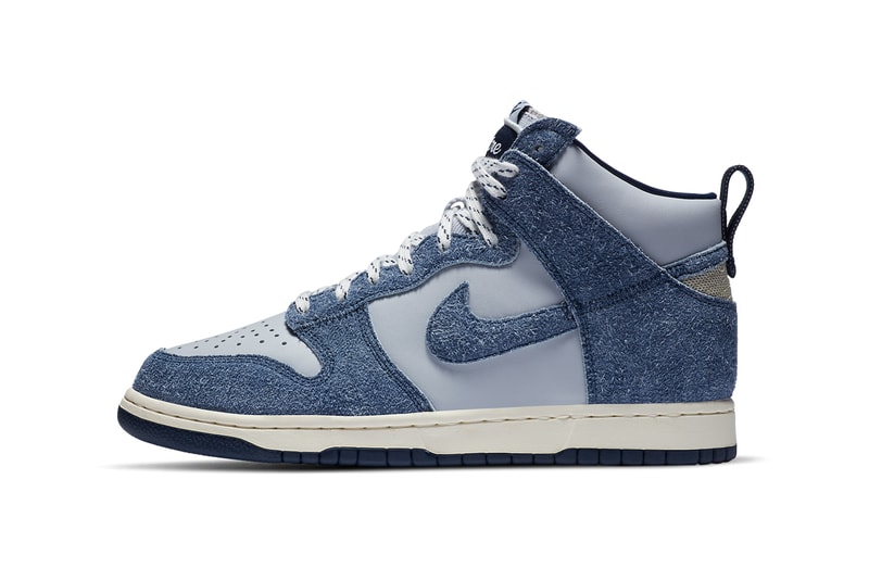 노트르 x 나이키 협업 덩크 하이 ‘블루 보이드’ 상세 이미지 공개, SNKRS, 스니커 발매, 스우시