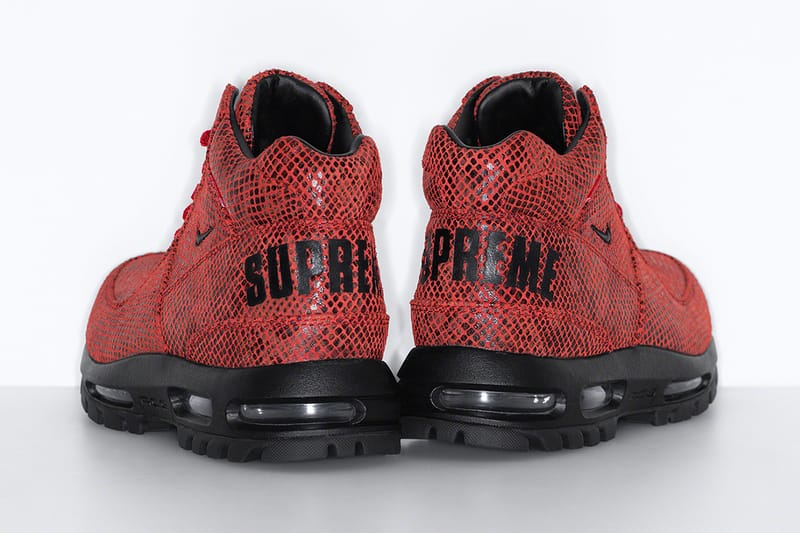 슈프림 x 나이키 협업 아웃도어 스니커 '에어 맥스 고담' 출시
