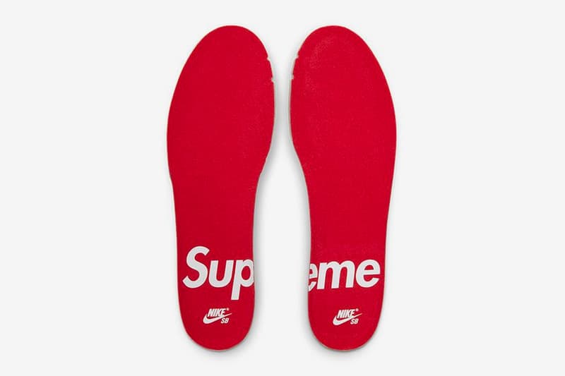 슈프림 x 나이키 SB 덩크 로우 ‘하이퍼 블루’ 상세 이미지 공개, 협업 스니커, SNKRS