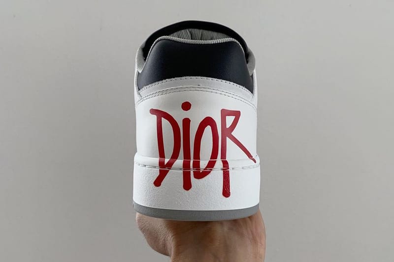 디올 x 숀 스투시의 새로운 협업 스니커, B27 로우 실물 공개