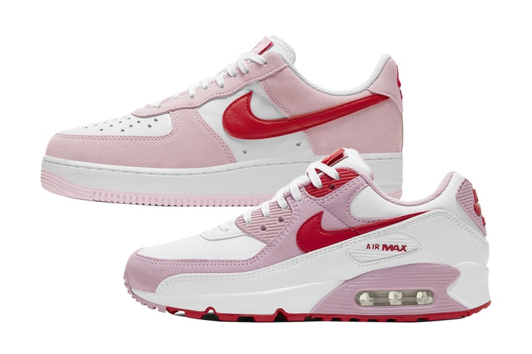 ‘밸런타인데이’ 선물로 제격, 핑크 에어 포스 1 & 에어 맥스 90 국내 공식 발매