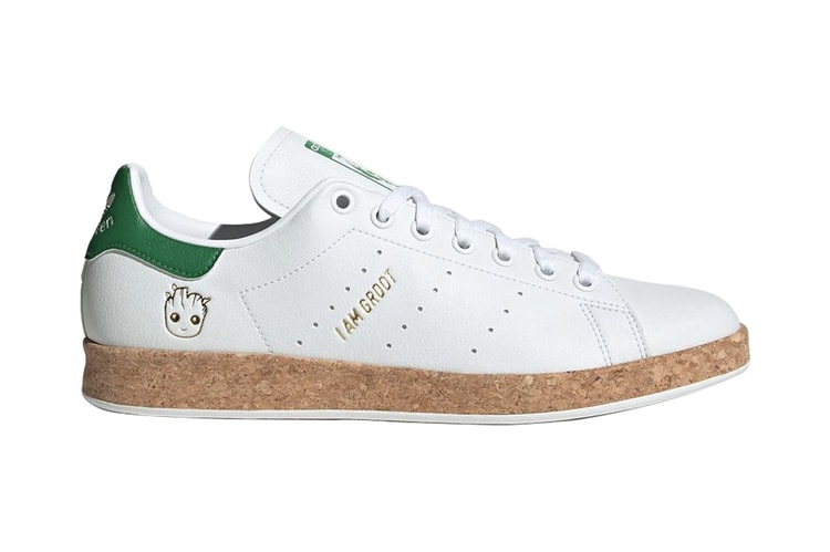 귀여운 아기 '그루트'가 그려진 아디다스 스탠 스미스 '베이비 그루트'