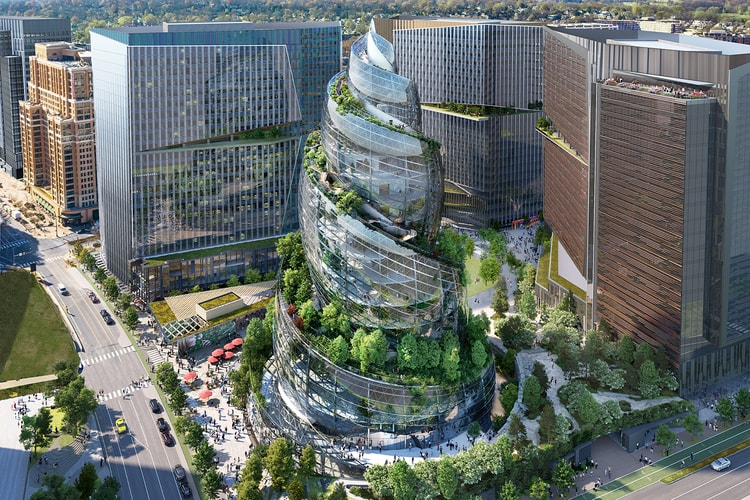 아마존, '아이스크림 모양'의 제2본사 건물 이미지 공개