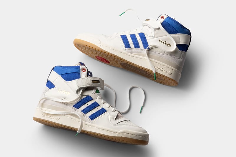 보데가 x 아디다스 포럼 하이 84 'F&F' 상세 모습 살펴보기