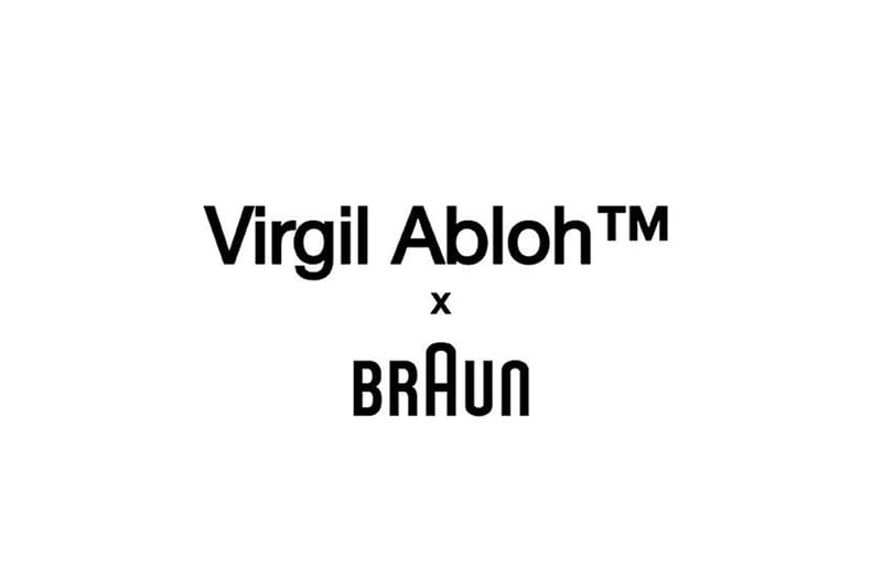 버질 아블로와 브라운의 협업 제품이 곧 출시된다