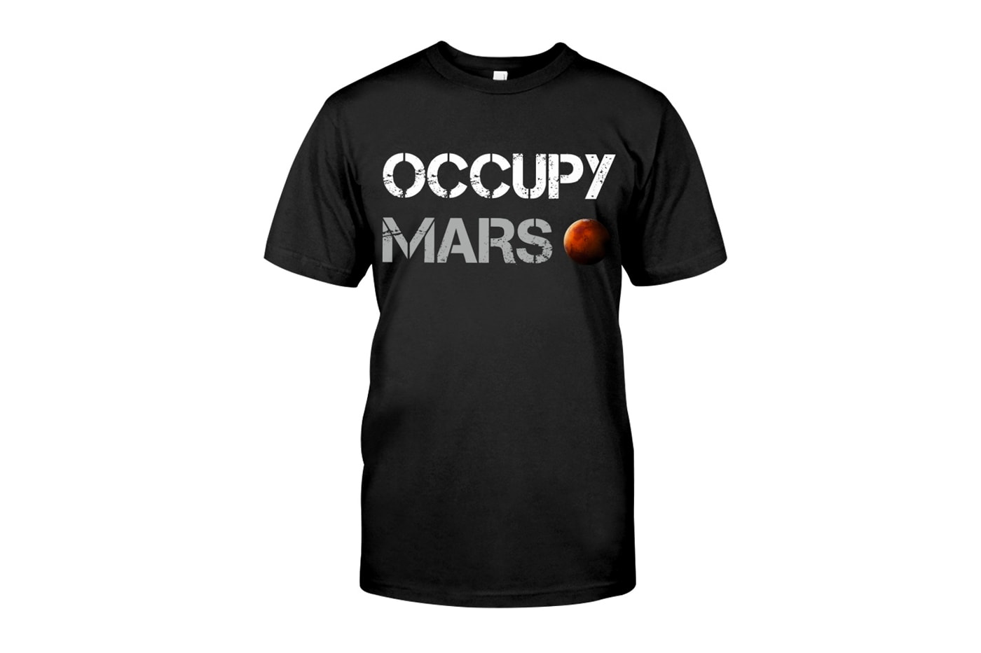 단돈 2만6천 원에 일론 머스크의 화성 이주 계획을 담은 티셔츠를 살 수 있다, occupy mars, 아큐파이 마스