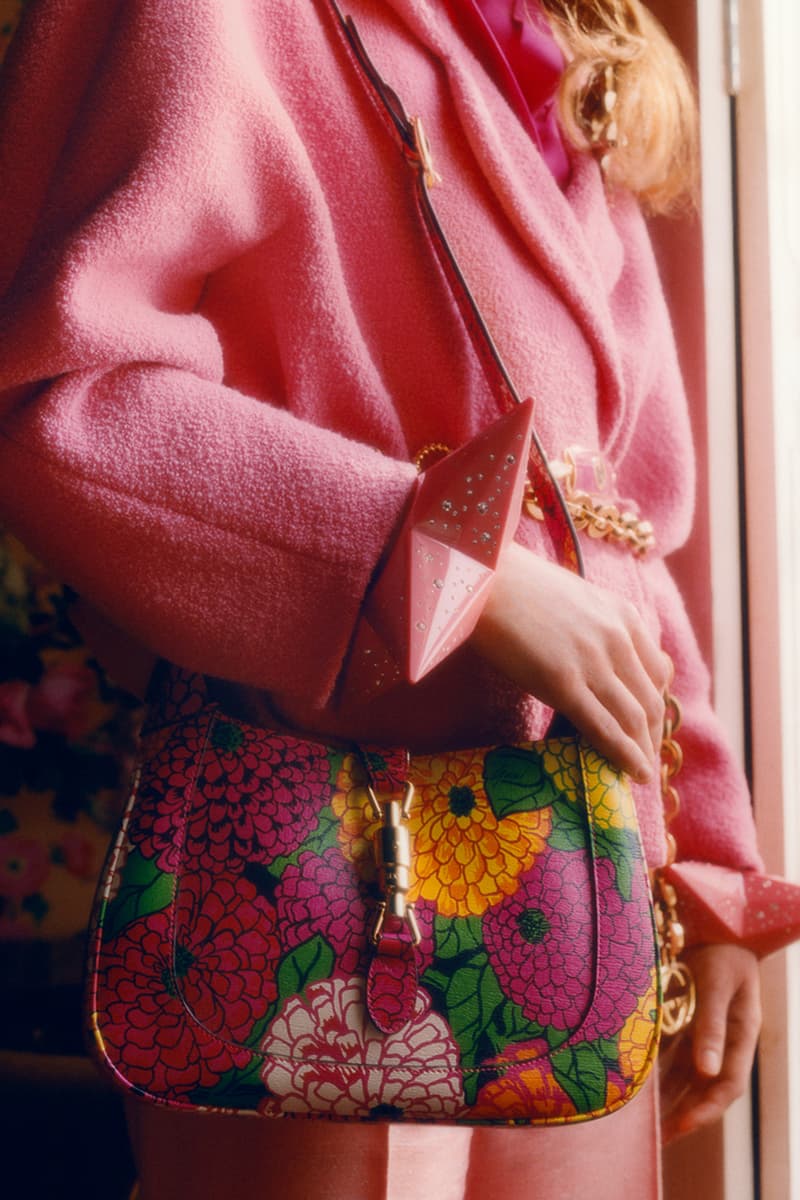 구찌, 디자이너 켄 스콧의 작품에서 영감받은 캡슐 컬렉션 출시, 플로럴 패턴