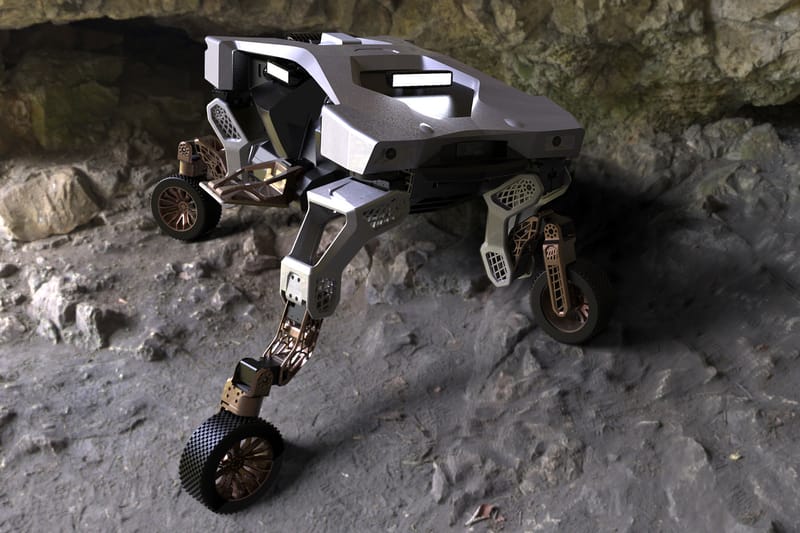 현대차, 다리 달린 변신형 이동 로봇 ‘타이거’ 최초 공개