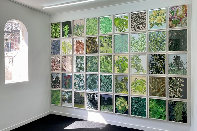 종이에 나뭇잎을 담아낸 엄유정 작가 개인전 'FEUILLES'