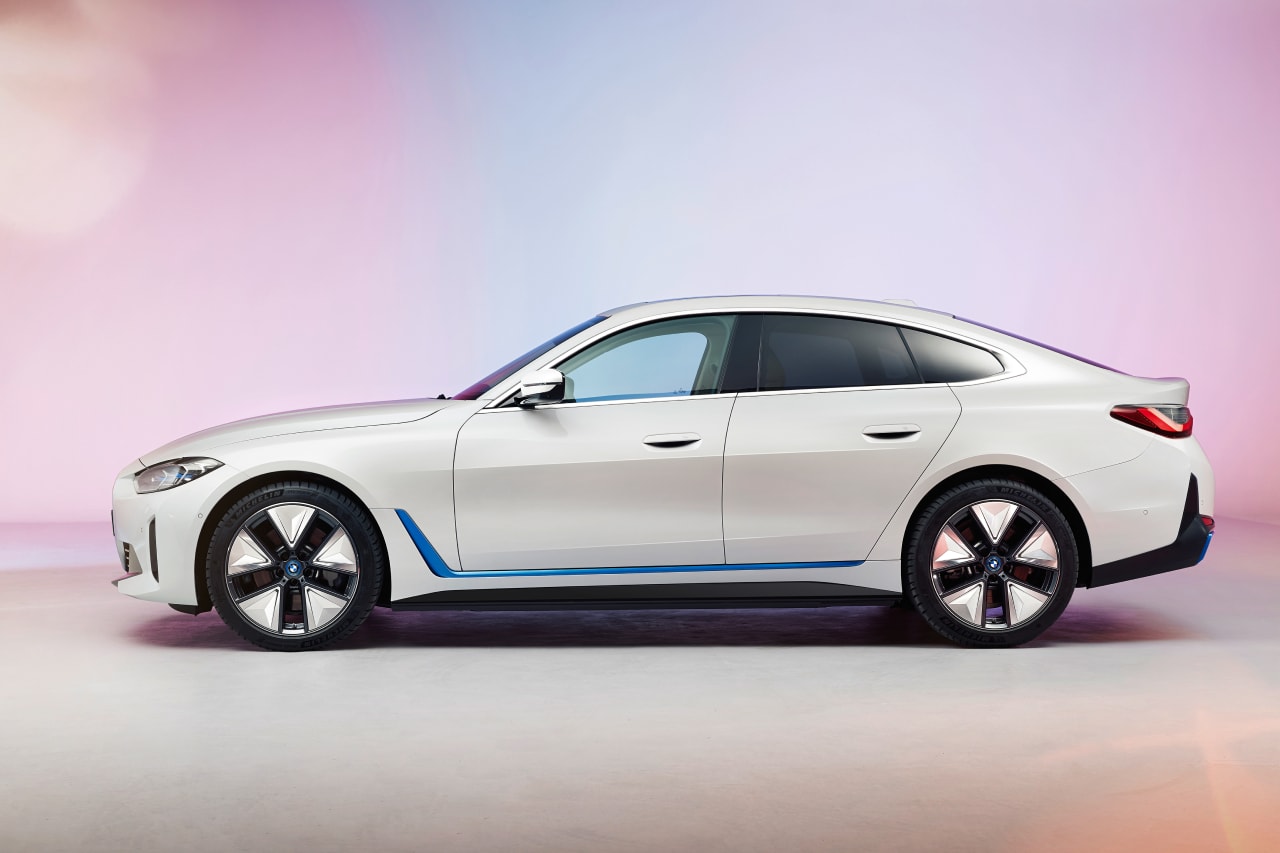 BMW의 새로운 전기 세단, ‘i4’ 외장 디자인이 공개됐다, 전기차, 테슬라, 모델 3
