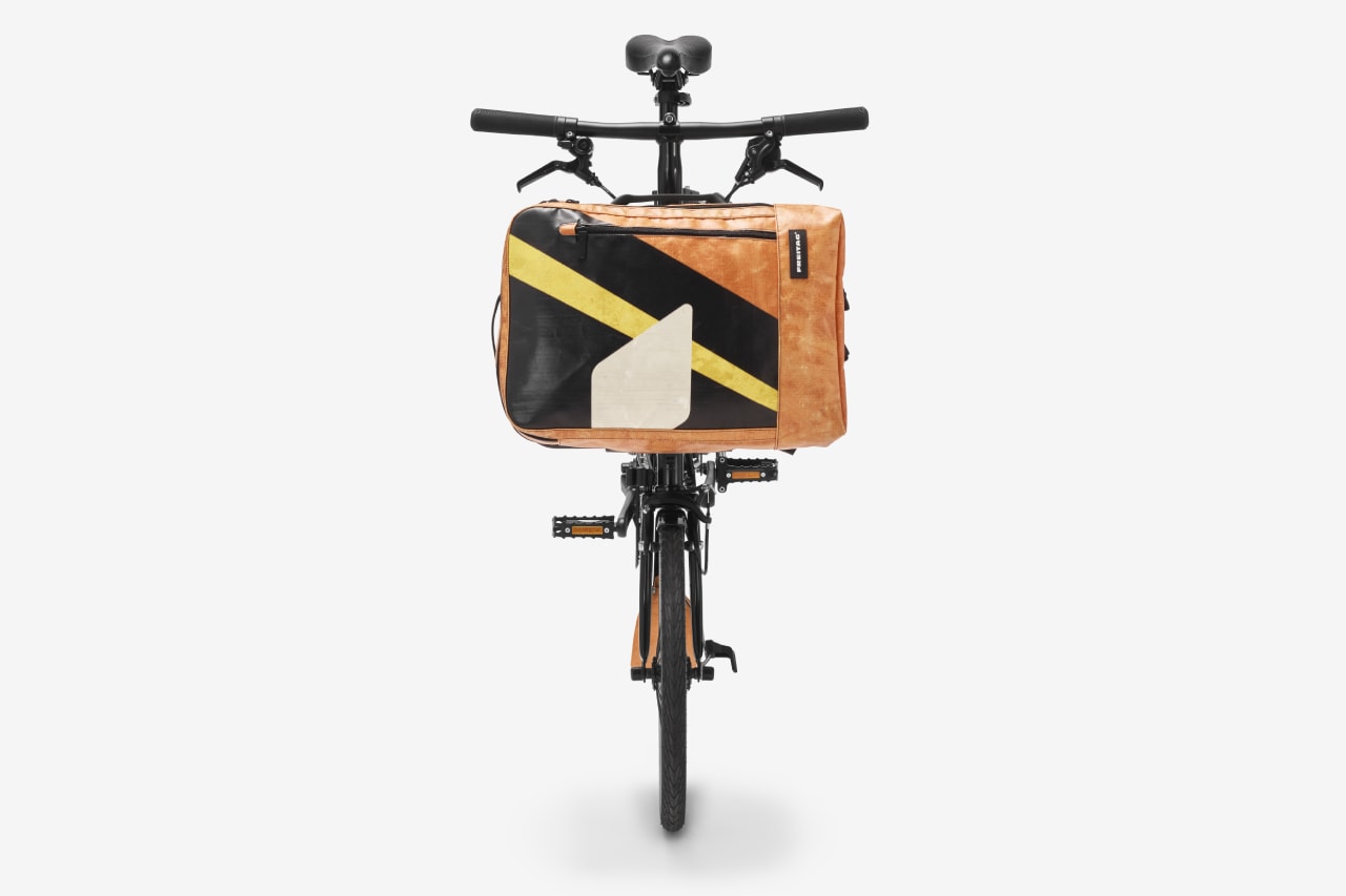 프라이탁, 영국 자전거 브랜드 브롬튼과의 협업 백팩 & 머드플랩 출시