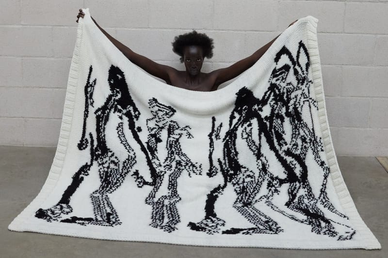 J.W. 앤더슨, 젊은 두 예술가의 작품을 새긴 한정판 아트 블랭킷 출시