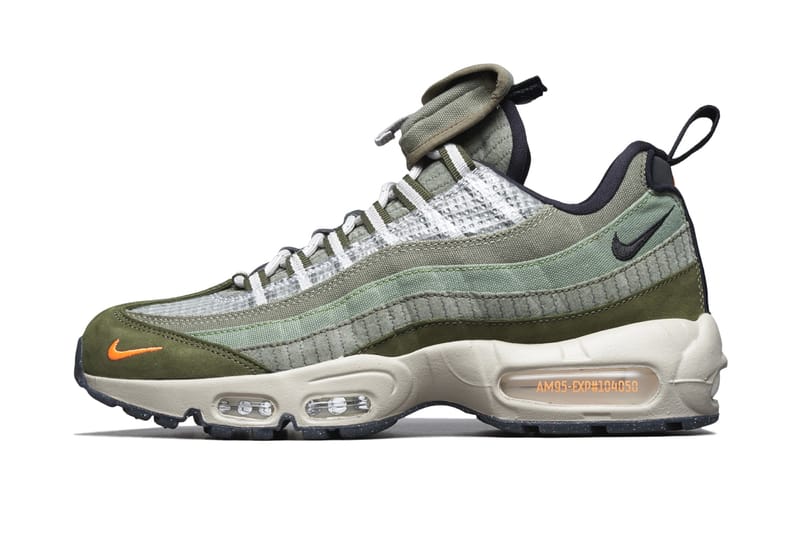 텅 위에 장착된 주머니, 에어 맥스 95 ‘미디엄 올리브’ 국내 공식 발매