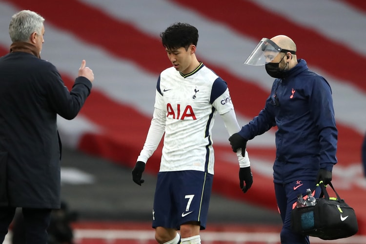 과도한 출전 시간 탓? 손흥민이 햄스트링 부상으로 경기 도중 쓰러졌다