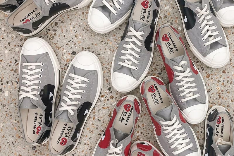 꼼 데 가르송 플레이와 컨버스의 잭 퍼셀 캡슐 발매 정보