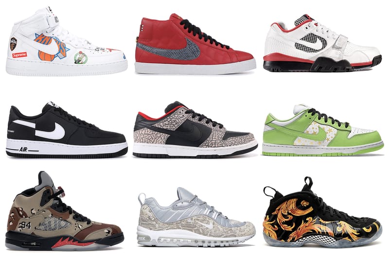 역대 슈프림 x 나이키 협업 스니커 총정리
