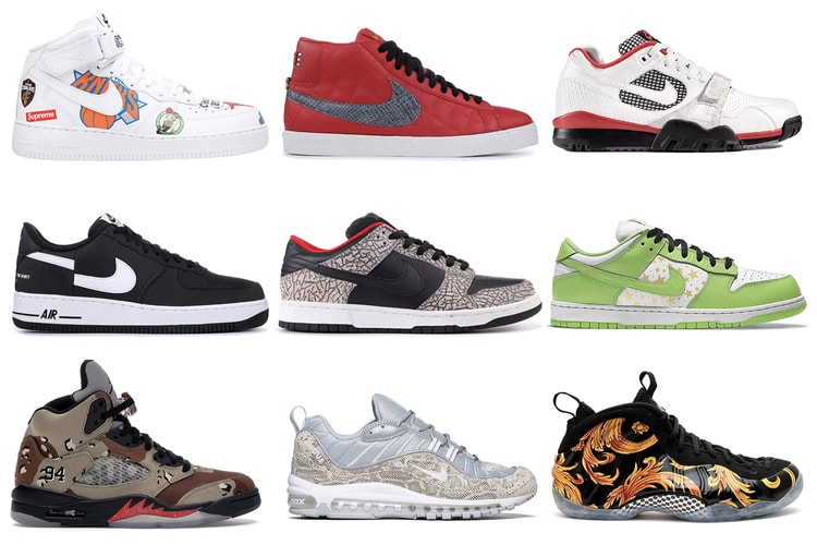 역대 슈프림 x 나이키 협업 스니커 총정리