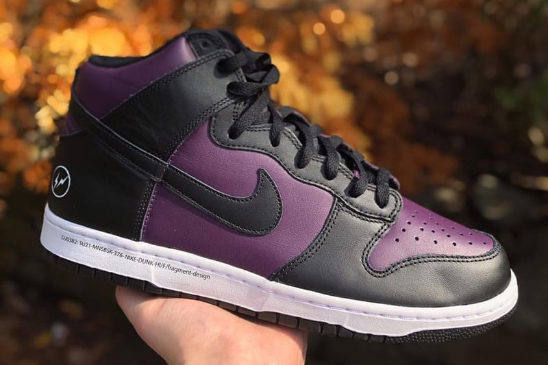 프라그먼트 디자인 x 나이키 덩크 하이 '베이징' 실물 사진 유출