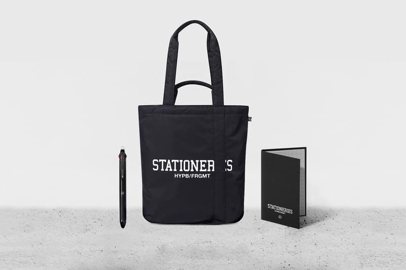 HBX의 프라그먼트 디자인 x 하입비스트 협업 아이템 증정 이벤트 안내, HYPB/FRGMT, STATIONERIES, 후지와라 히로시, 번개 로고