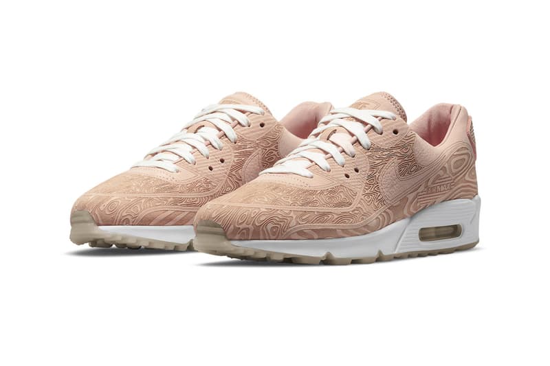 나뭇결을 새겨 넣은 나이키 에어 맥스 90 ‘레이저’ 공식 발매 정보, 스니커, SNKRS, 스우시