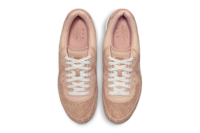 나뭇결을 새겨 넣은 나이키 에어 맥스 90 ‘레이저’ 공식 발매 정보, 스니커, SNKRS, 스우시