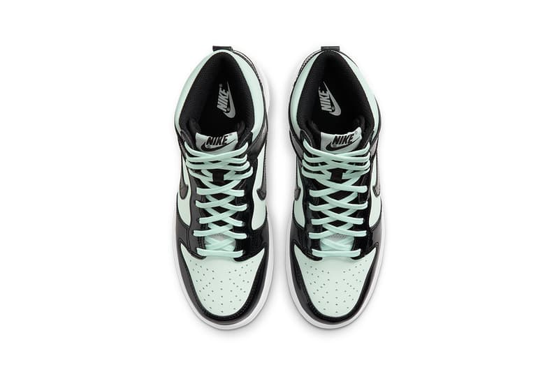 NBA 올스타 로고가 부착된 나이키 덩크 하이 '베얼리 그린' 국내 출시, NBA 올스타전, 나이키 SNKRS, 농구화, 스우시 로고