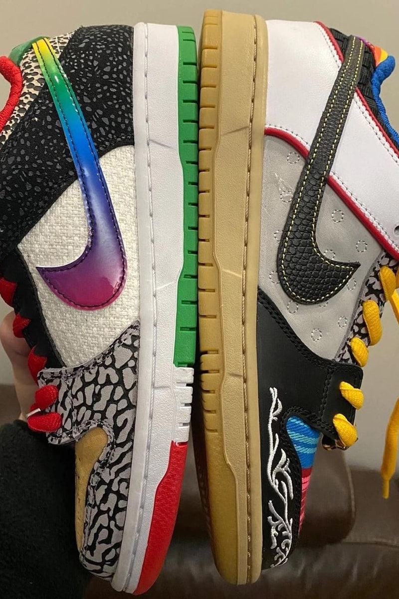 폴 로드리게즈가 디자인한 나이키 SB 덩크 로우 ‘왓 더 P-로드’ 실물 공개, SNKRS, 협업 스니커