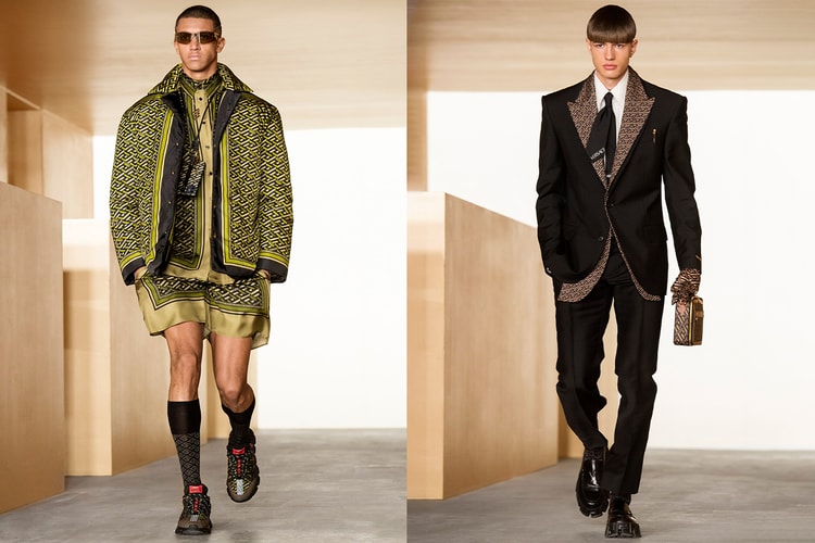 새로운 모노그램 패턴을 도입한 베르사체의 2021 FW 컬렉션