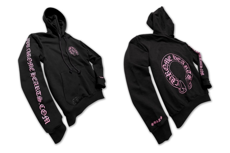 크롬하츠의 ‘WWW.CHROMEHEARTS.COM’ 핑크/블랙 후디 출시, 액세서리, 실버