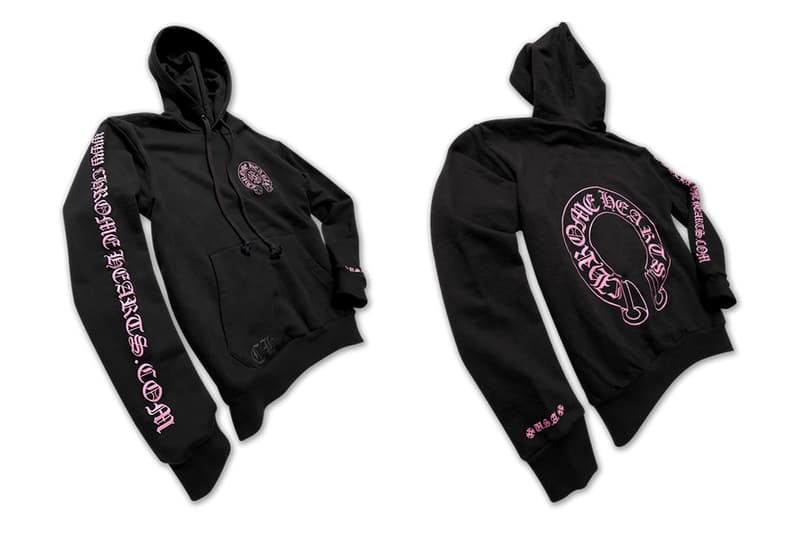 크롬하츠의 ‘WWW.CHROMEHEARTS.COM’ 핑크/블랙 후디 출시, 액세서리, 실버