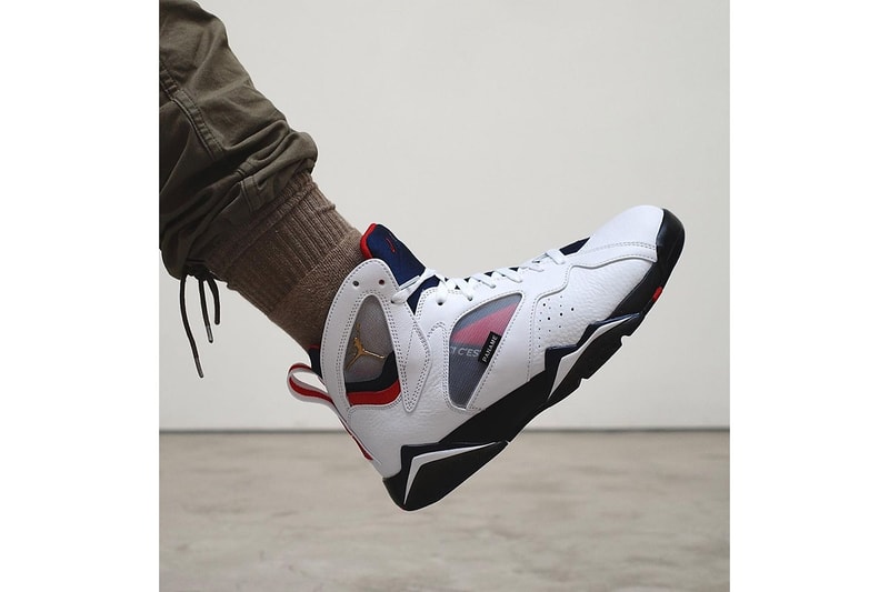 파리 생제르맹 유니폼 컬러를 입은, 에어 조던 7 ‘PSG’ 실물 공개, 나이키, SNKRS, 스니커 발매 루머
