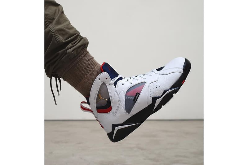 파리 생제르맹 유니폼 컬러를 입은, 에어 조던 7 ‘PSG’ 실물 공개, 나이키, SNKRS, 스니커 발매 루머
