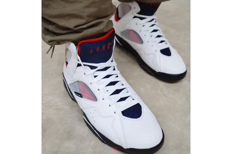 파리 생제르맹 유니폼 컬러를 입은, 에어 조던 7 ‘PSG’ 실물 공개, 나이키, SNKRS, 스니커 발매 루머